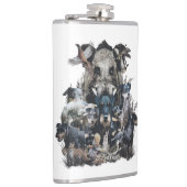 Flasques Deutscher Jagdterrier Carré Horloge Mu (Droite)