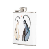Flasques Deux chats amoureux (Gauche)