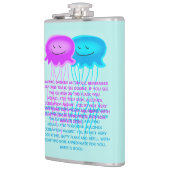 Flasques Deux méduses caricaturales (Gauche)