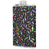 Flasques Diamants multicolores abstraits modernes sur fond (Gauche)