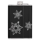 Flasques Diamond Snowflakes Wedding (Dos)