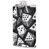 Flasques Dice Delight : Une Cascade géométrique (Gauche)