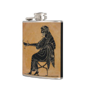 Flasques Dionysus avec la coupe du vin (Gauche)