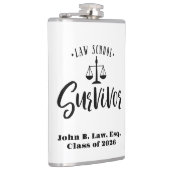 Flasques Diplôme de survivant de l'école de droit personnal (Droite)