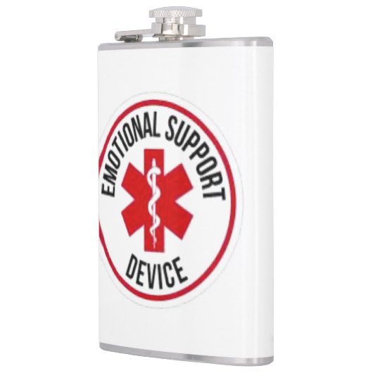 Flasques Dispositif de support émotionnel Fiole enveloppée  (Gauche)