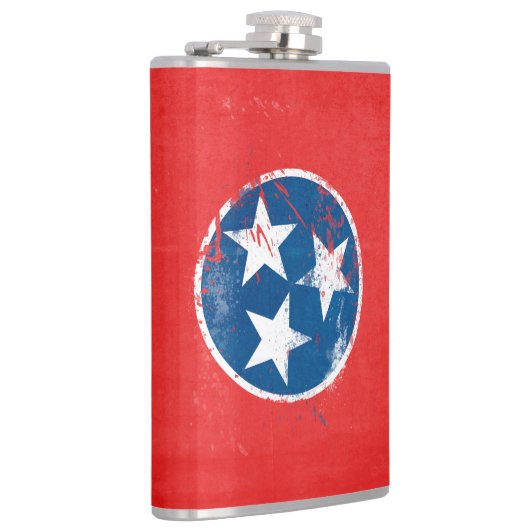Flasques Distressed Tennessee Flag (Droite)