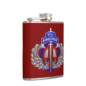 Flasques Division aéroportée 82ème Dagger Div Colors (Droite)