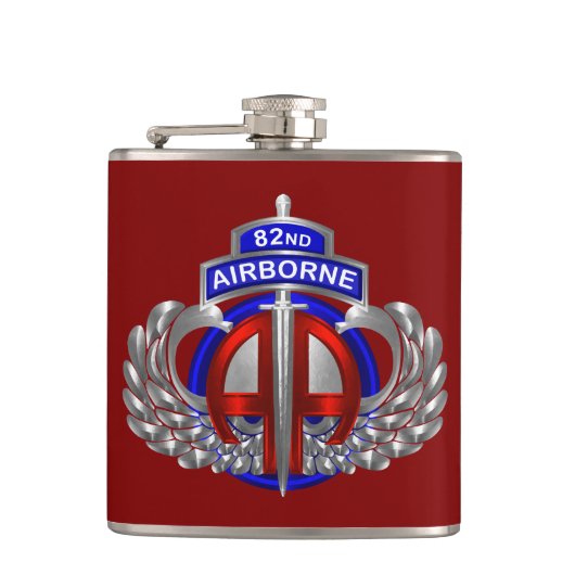 Flasques Division aéroportée 82ème Dagger Div Couleurs (Devant)