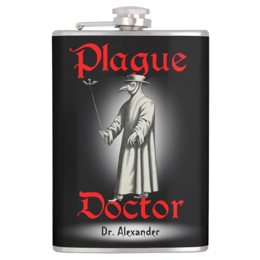 Flasques Docteur médico Bird Beak Costume de peste de Della (Devant)