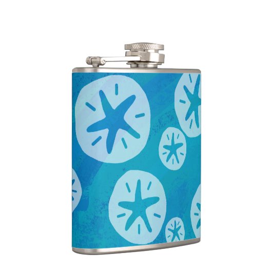 Flasques Dollar de sable blanc et Motif bleu (Droite)