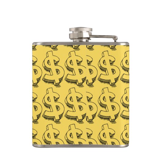 Flasques dollar or (Dos)