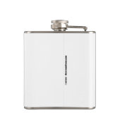 Flasques Don d'éléphant blanc générique amusant (Dos)