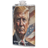 Flasques Donald Trump Presdent Portrait (Gauche)