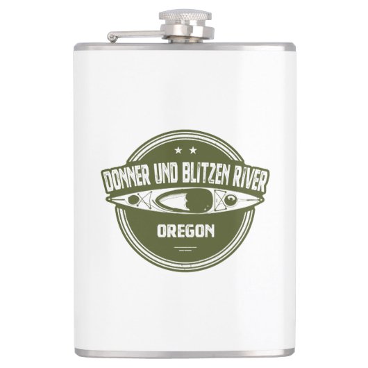 Flasques Donner und Blitzen River Oregon Kayaking (Devant)