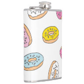 Flasques Doodle beiguts motif, design sans soudure. (Droite)