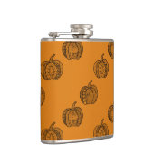 Flasques Doodles d'Halloween boho mandala citrouilles Autom (Droite)