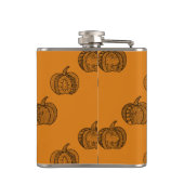 Flasques Doodles d'Halloween boho mandala citrouilles Autom (Dos)