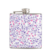 Flasques Doodles floraux rose et violet (Devant)