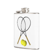 Flasques Double Tennis Sport Thème (Gauche)