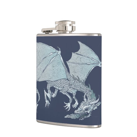 Flasques Dragon ardent (Gauche)