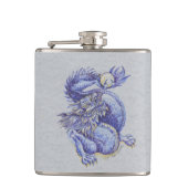 Flasques Dragon bleu (Devant)