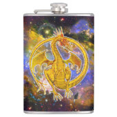 Flasques Dragon cosmique Topaz (Devant)