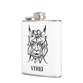 Flasques Dragon tribal noir et blanc (Gauche)