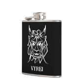 Flasques Dragon tribal noir et blanc (Gauche)