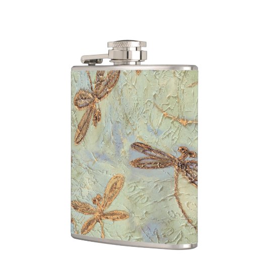 Flasques Dragonfly Dance Gold (Gauche)