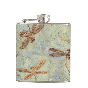 Flasques Dragonfly Dance Gold