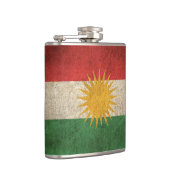 Flasques Drapeau affligé par cru du Kurdistan (Droite)