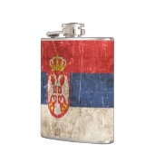 Flasques Drapeau âgé et rayé de cru de la Serbie (Gauche)