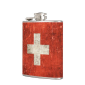 Flasques Drapeau âgé et rayé de cru de la Suisse (Gauche)