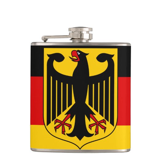 Flasques Drapeau allemand & Aigle, patriotes allemands /Deu (Devant)