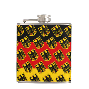 Flasques Drapeau allemand & Aigle, patriotes allemands /Deu