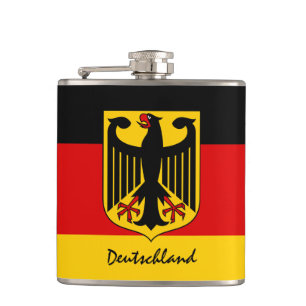 Flasques Drapeau allemand & Aigle, patriotes allemands /Deu