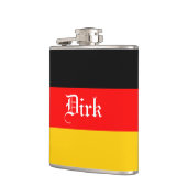 Flasques Drapeau allemand personnalisé : (Gauche)