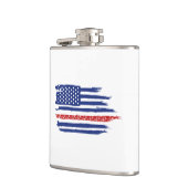 Flasques Drapeau américain à vélo (Gauche)