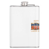 Flasques Drapeau Américain Bière Joyeux Fête du Travail Da (Dos)