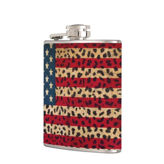 Flasques Drapeau américain dans la conception d'impression (Gauche)