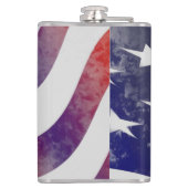 Flasques Drapeau américain Grunge (Dos)