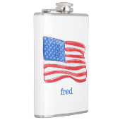 Flasques Drapeau Américain Patriotique Personnalisé (Droite)