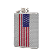 Flasques Drapeau américain sur la fibre de carbone (Gauche)