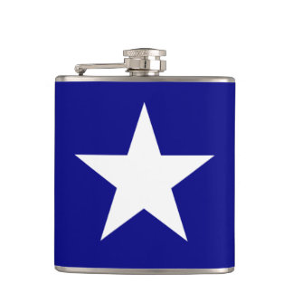 Flasques Drapeau bleu Bonnie avec flamme blanche Lone