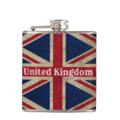 Flasques Drapeau britannique en détresse (Devant)