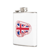 Flasques Drapeau britannique Escalade carabiner (Gauche)