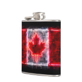 Flasques Drapeau canadien à feuille d'érable (Gauche)