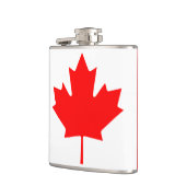 Flasques Drapeau canadien Fiole de feuille d'érable rouge (Gauche)