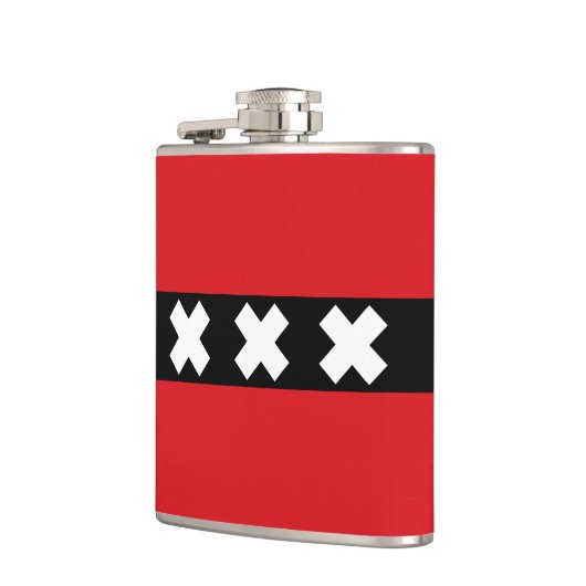 Flasques Drapeau d'Amsterdam, Pays-Bas (Gauche)