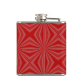 Flasques Drapeau danois Red LOVE personnalisé (Dos)